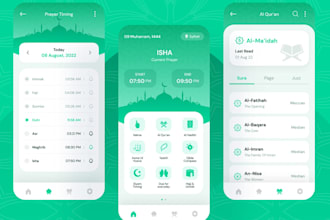 develop islamic app, quran app, mosque app, muslim app, prayer app