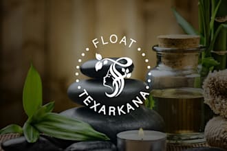 do natural spa yoga wellness health massage skincare logo or any graphic design