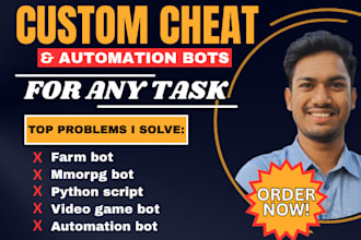 build powerful game automation bots for mmorpg, rpg, and farming