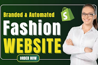 build stunning shopify fashion website, jewelry store or y2k clothing website
