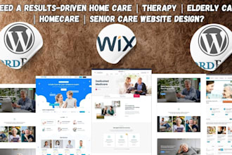 home care website therapy website elderly care homecare senior care website