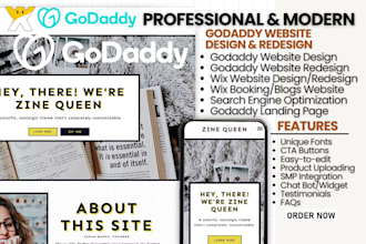figma landing page design godaddy website with figma mockup design