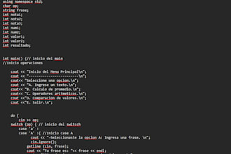 write simple and beginner cpp programs for you chat support only