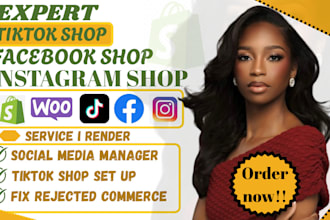 create usa tiktok shop dropshipping instagram shopping social media virtual shop