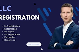 do llc registration, boi report, ein number verification and vat registration