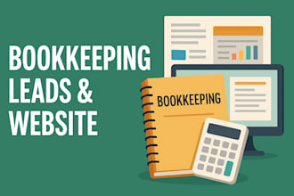 generate bookkeeping leads, tax accounting website  bookkeeping social media ads