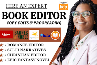 be your copy editor, christian book, fantasy, romance book editor