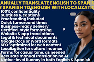 manually translate english to spanish or spanish to english with localization