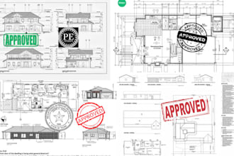 do mep stamp, pe stamp, seal for USA city permit, architectural stamp,