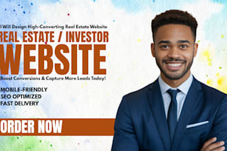 real estate website, real estate landing page, real estate investor, real estate