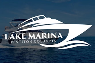 design a creative boat and ship logo for your business or any graphic