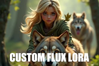train custom flux lora models for you