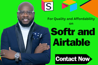 be your airtable sotfr expert, client portaldesign, database
