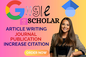 write your article high index journals google scholar