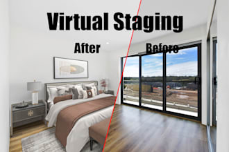 do photo realistic virtual staging for real estate listings