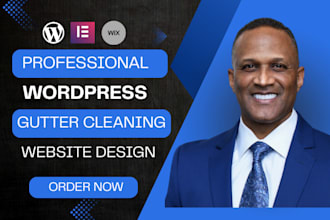 design gutter cleaning website cleaning website gutter cleaning landing page