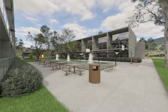 create realistic 3d renders of bim models
