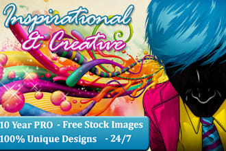 design any type of logo, header or banner in photoshop