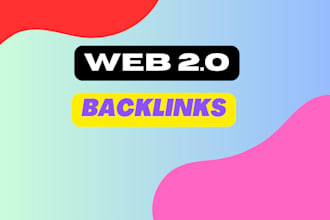 provide web 2 0 backlinks