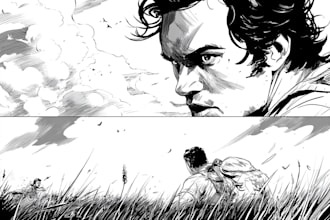 draw comic book, custom illustration