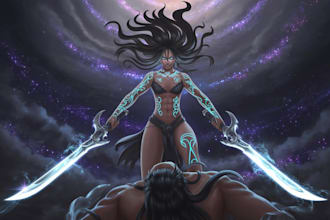 draw erotic nsfw art in anime, pinup, furry, or fantasy style