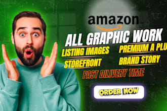 design amazon premium aplus ebc listing images storefronts brand story