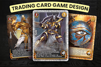 design custom trading card game tcg tabletop cards fantasy card illustration ccg