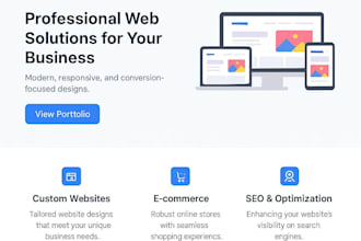 design a responsive and modern web templates