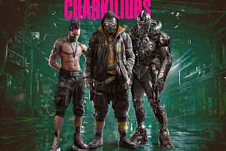 draw your character fantasy medieval cyberpunk steampunk etc