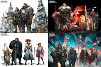 draw your rpg game character design