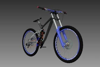ue5 motorcycle model,3d print,sculpt 3dspinning model,bicycle body,downhillbike