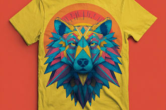 make graphic t shirt design for print on demand