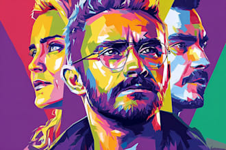 make a beautiful wpap pop art portrait