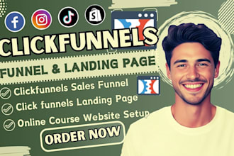 do clickfunnels landing page, sales funnel in click funnel, course website