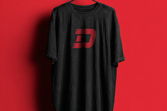 do typography merch tshirt logo and clothing graphic design