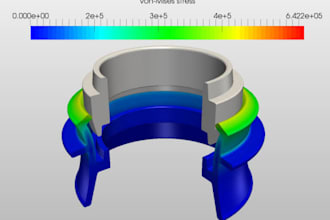 do cfd simulation, fea analysis and 3d models by using ansys