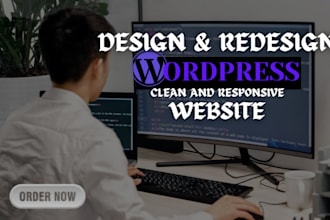 design personally seo website content, wordpress website