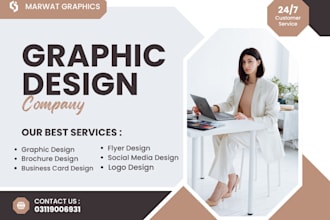be your graphic designer for flyer and social media design