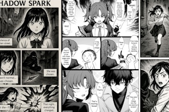 draw webtoon manga storyboard anime comic book panel nsfw comic as manga artist