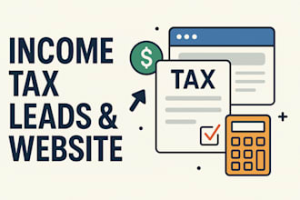 generate income tax leads tax preparation website finance leads tax social media