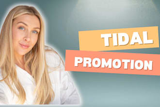 promote your music organically on tidal