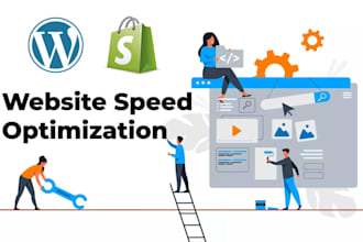 speed up and optimize wordpress or shopify website speed optimization