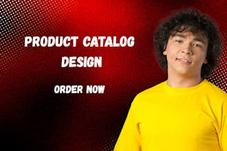 design product catalog, brochure workbook, work sheet travel guide on canva