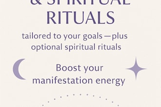 write powerful custom affirmations and a spiritual ritual for you