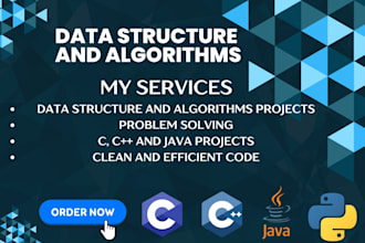 solve data structure and algorithm tasks in python java