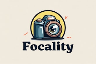 do creative camera mascot logo in my style
