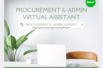 provide a reliable procurement and admin virtual assistant