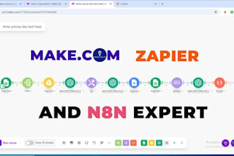 make com made com automation zapier zap n8n ai agent automation make automation