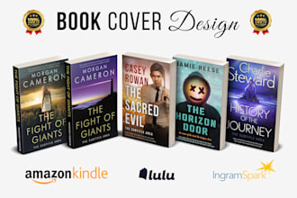 do book cover design, kindle book cover, ebook cover design, and book cover