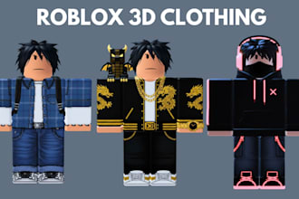 create 3d roblox model roblox avatar outfit r6 r15 ugc model roblox gfx clothes